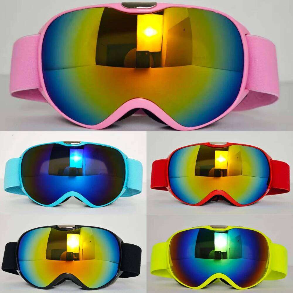 2025 4-14 Years Old Double Layer Anti Fog Outdoor Sport Glasses Winter Kids Ski Racing Goggles Windproof Z260225