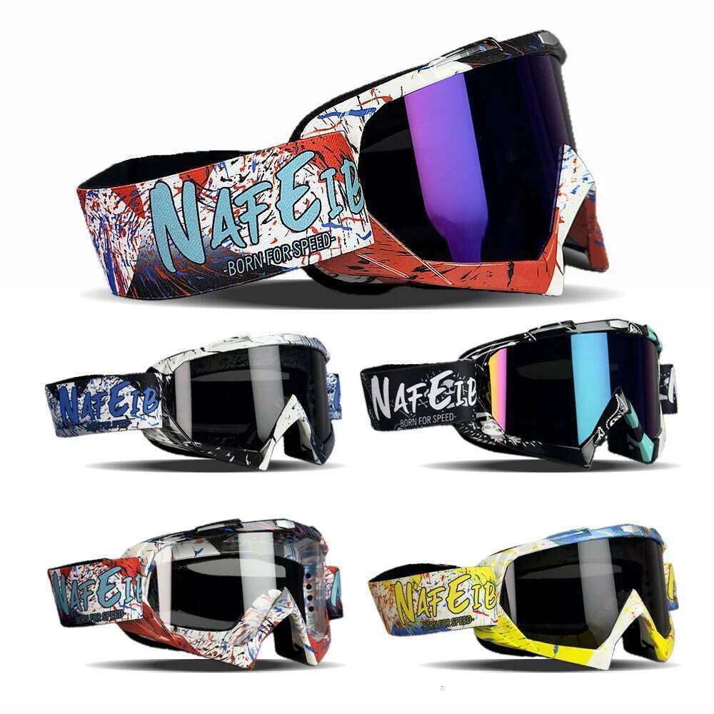 New 2025 Motorcycle Glasses Motocross Goggles Helmet MX Moto Dirt Bike ATV Ski Outdoor Sports Glass Scooter Googles Mask Cycling Z260225