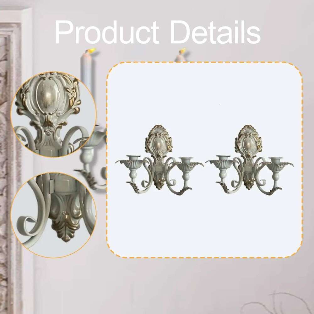 Sconce, Stand Decorative Candlestick Candle Holder for Wedding Party Anniversary Wall Decor W260226