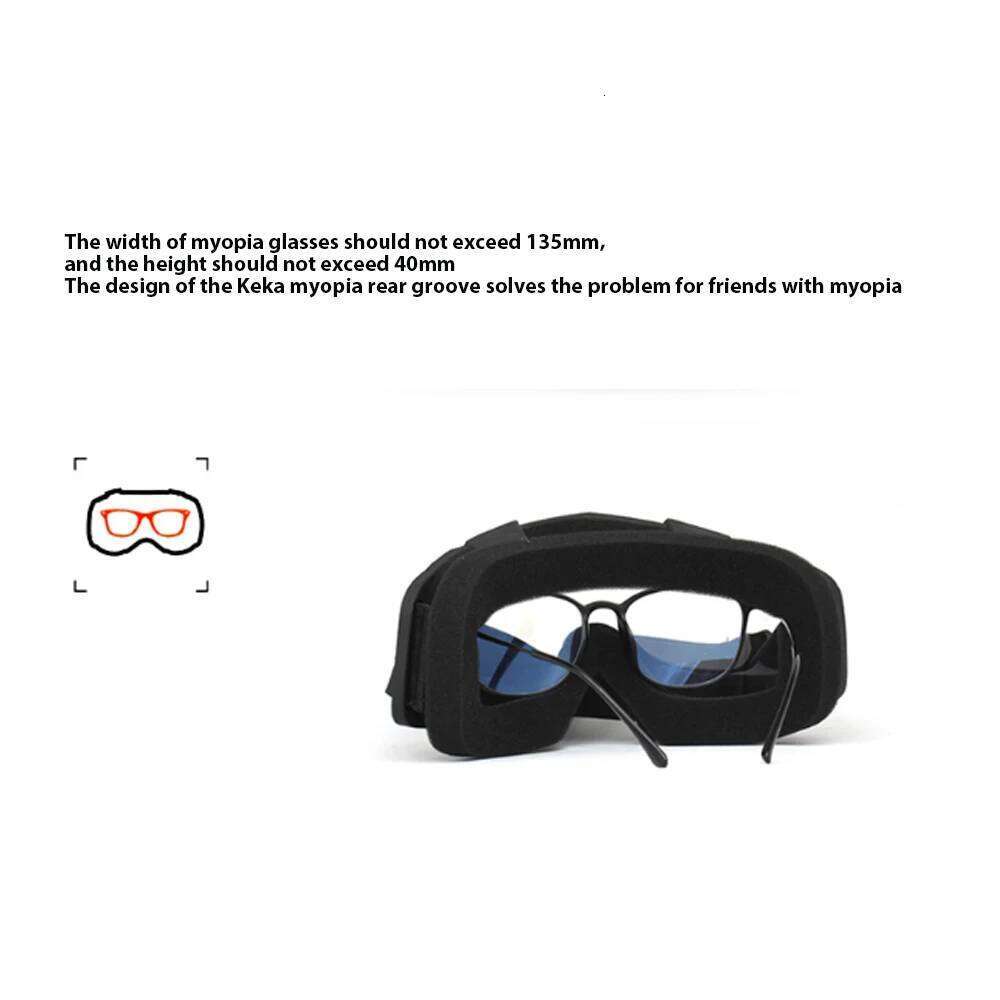 1pcs outdoor sports riding ski cross-country goggles retro Harley motorcycle mask glasses padded soft thick f Z260225