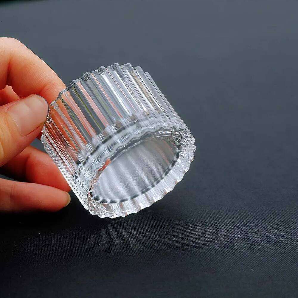 Tea Lights for Wedding Decoration, Clear Glass Small Votive Candle Holders Home Table Centerpieces Birthday Party W260226