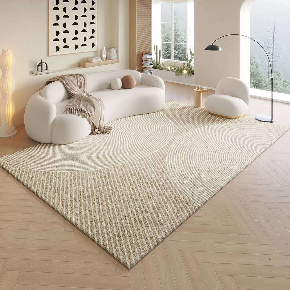 VIKAMA Cream Style Living Simple Sofa Coffee Table Pad, Bedroom Wardrobe Room Carpet, Home Decoration W260226