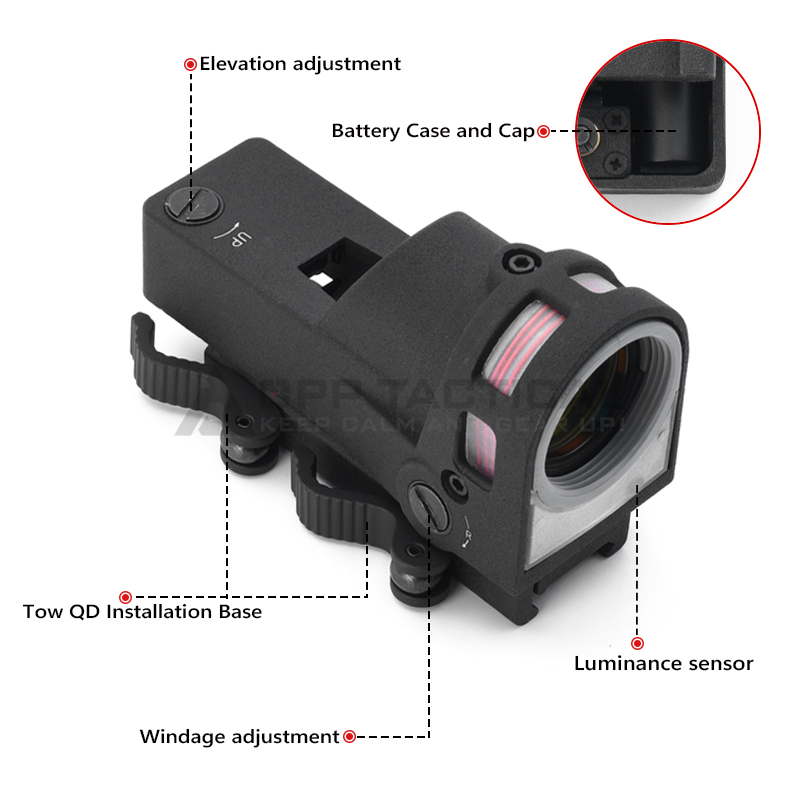 Rare Israeli Defense Force Surplus Meprolight M21 Reflex Red Dot Site USA STOCK
