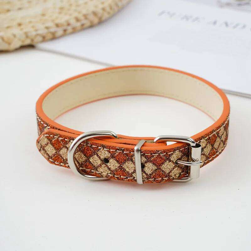 5 Colors Glowing Dog Cats Shining Leather Cat Collars for Small Large Dogs Pet Accessories Collar Puppy Kitten