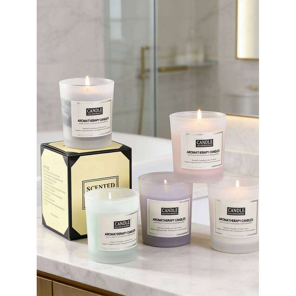 Aromatherapy plant wax gift box, suitable as a souvenir, made of soy wax, smokeless home fragrance pull candle W260226