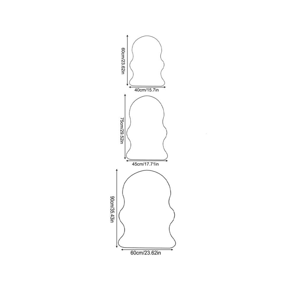 Living Room Bedroom Decoration Profiled Plush Carpet Floor Mat Thickened Foft Fluffy W260226