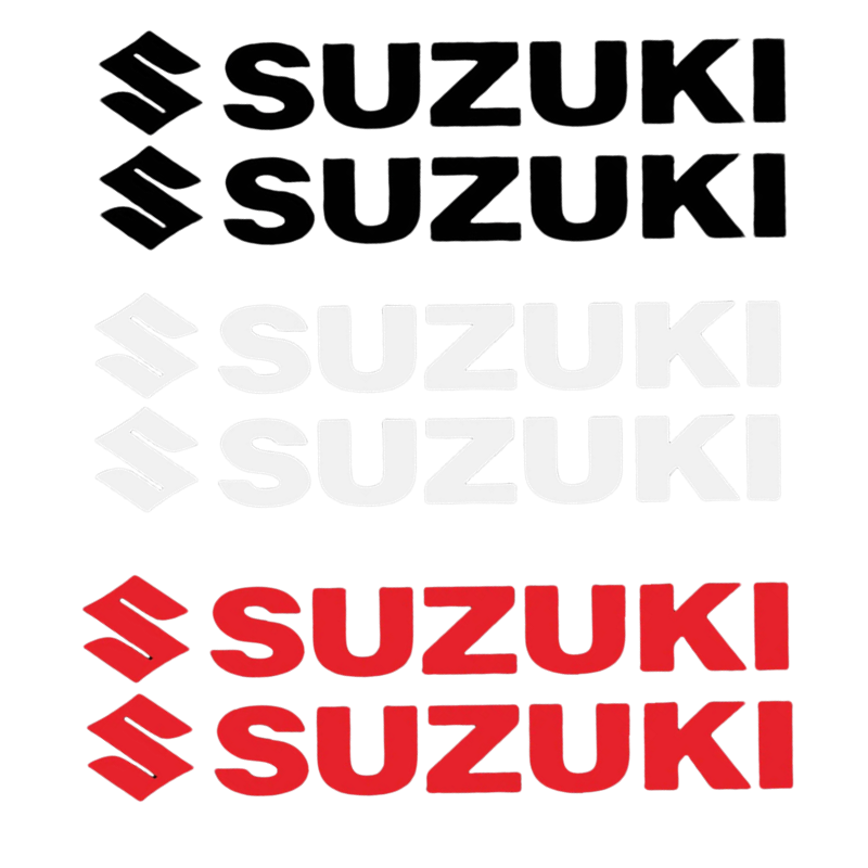 Sticker For Suzuki autobike Mark Transfer type with reflection Motorcycle Custom Black Red Gold Silver Hot Sale