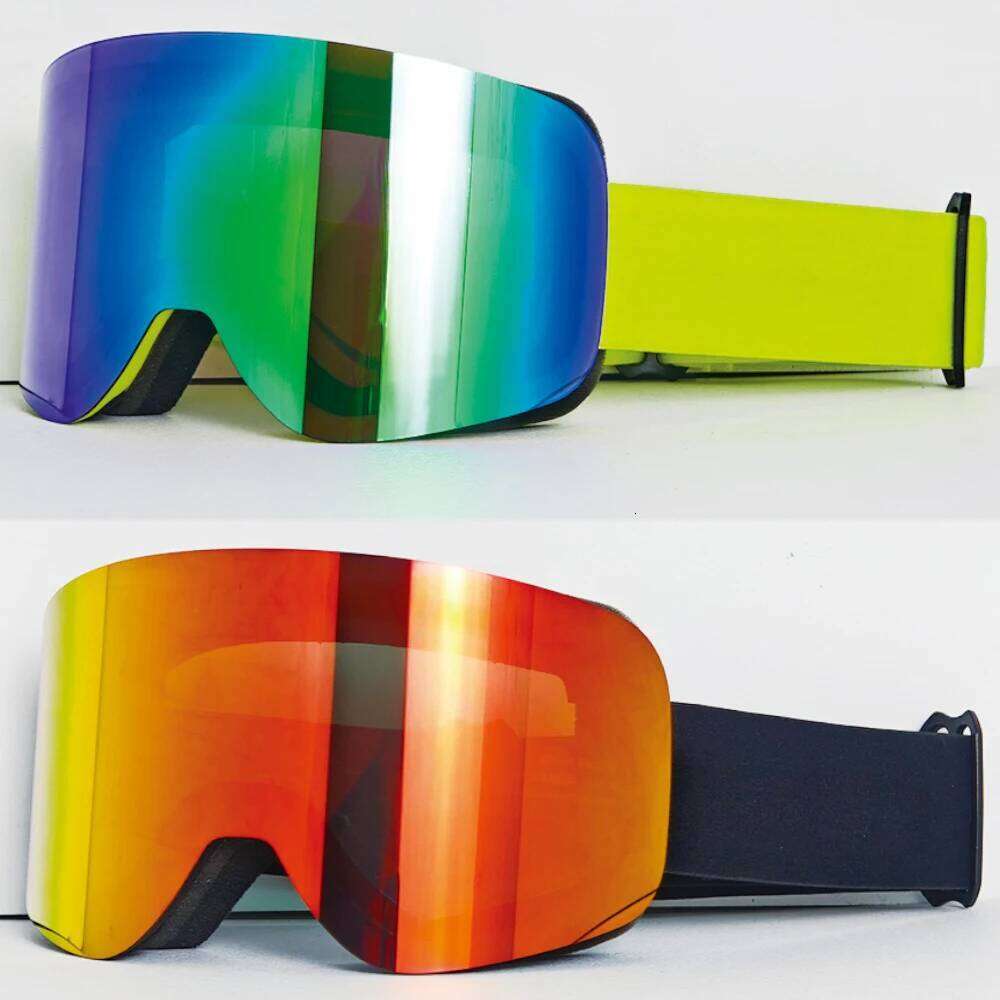 High Definition Windproof Ski Goggles Breathable Dustproof Sandproof Protective Lenses Men Women Snowmobile Snowboard Glasses Z260225