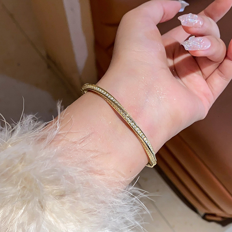 TIRIM Beaded Bracelet for Women Color Natural Stone Bangle Daily Wear Ceremony Engament Cocktail Party Jewelry Accessories 240923