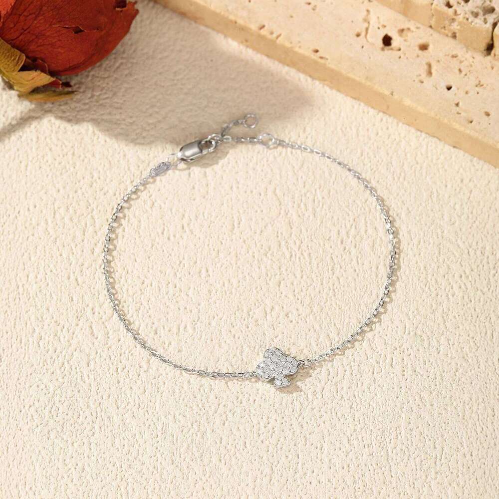 MODIAN D Color Moissanite 925 Sterling Silver Simple Daily Clubs Link Chain Trendy Bracelet For Women Fine Jewelry Gifts Z260225