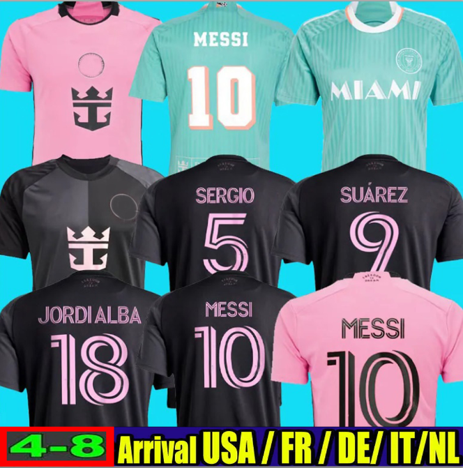 Miami 26 27 Soccer Jersey MESSI SUAREZ Football Kit Shirt 2025 2026 2027 Presagio HIGUAIN TRAPP PELLEGRINI Martinez FC CARRANZA PIREZ men kids unifoms Player