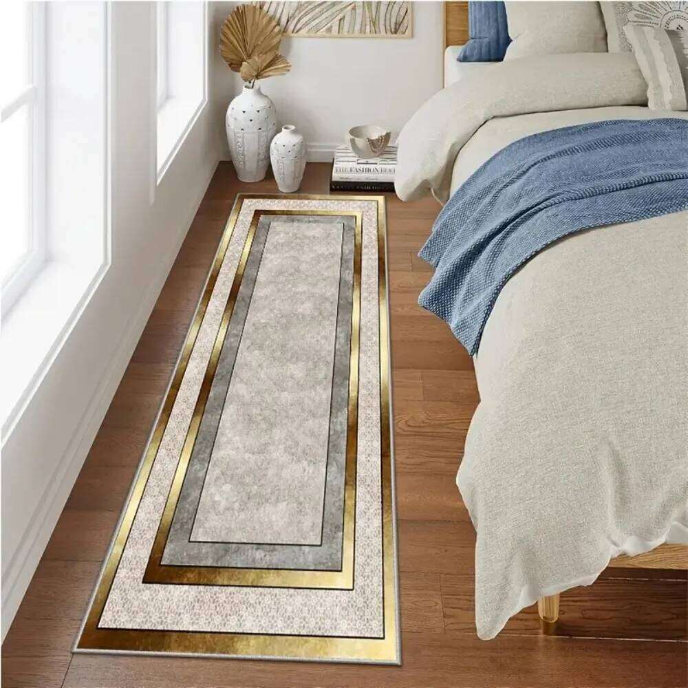 Thick Winter New European Classical Luxury Corridor Living Room Bedroom Entrance Kitchen Christmas Decoration Rug W260226