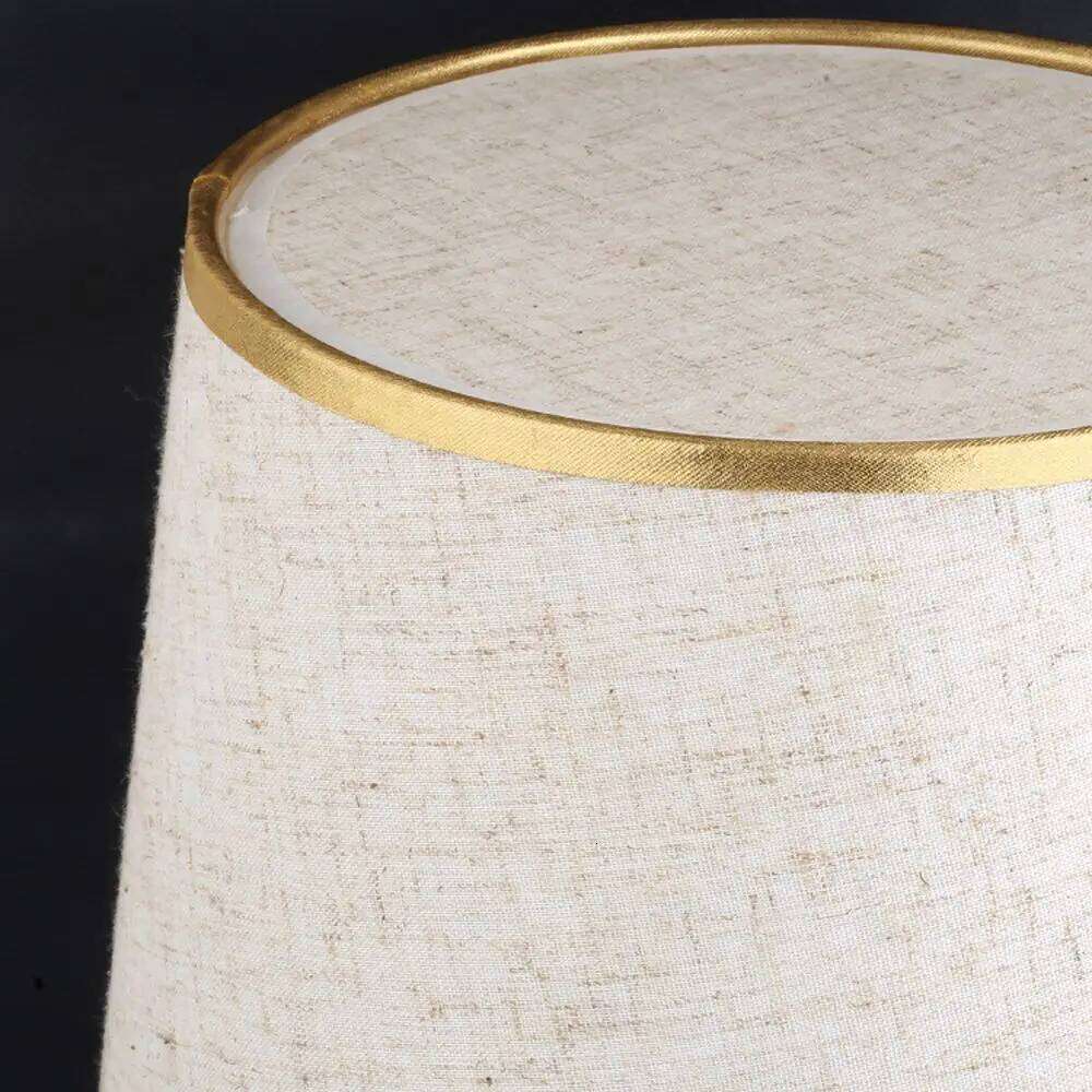 Modern Touch Table Lights Chinese Style Fabric Bedroom Bedsides Metal Base Study Room Desk lighting Fixtures Wedding Gift H260225