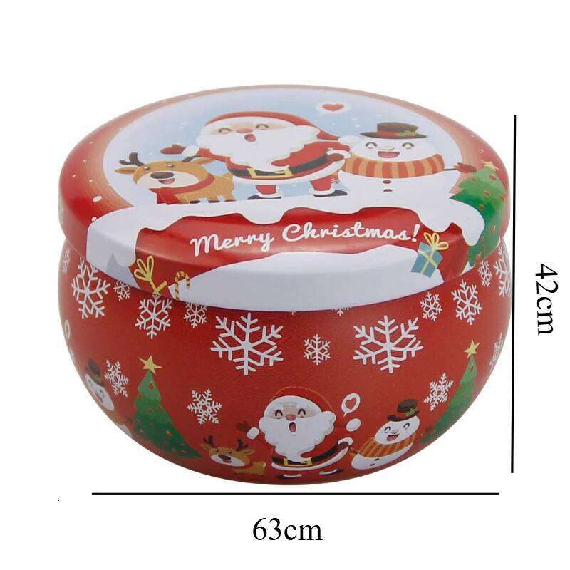 Y 4Pcs/Box Scented Candles Set Patterns Fragrance Jar DIY Smokeless Soybean Wax Candle for Kids Christmas Gift W260226