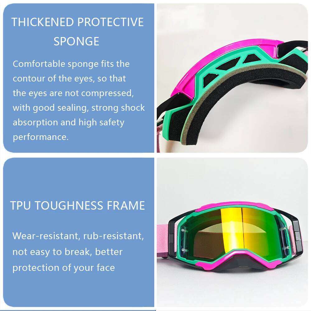 FBFU 2025 Outdoor Glasses Windbreak, Ventilate, Anti-Glare for Riding, Ski, Snowmobile & Mountain Sports glasses Z260225