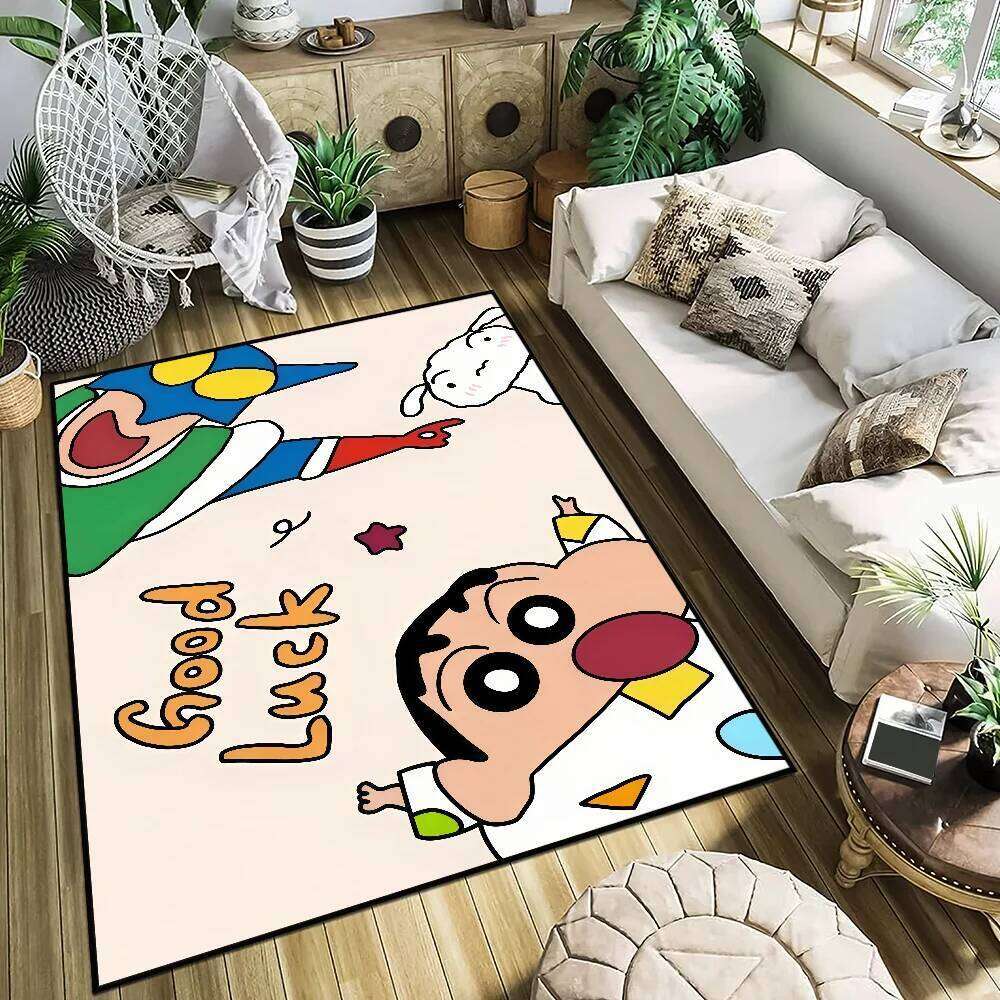 Funny anime cute C-CrayonS S-ShinS C-chanS small carpet Rug Home Decor Bedroom Mat Hallway Balcony Entrance Doormat Decoration W260226