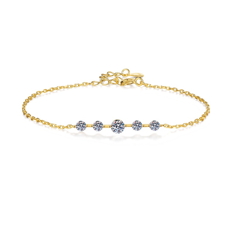 Korean Style Starry Sparkling charms bracelet for Women Adjustable Chain Elegant Minimalist Fashion Jewelry Daily Party