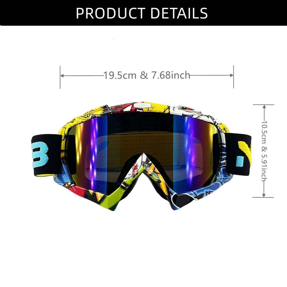Universal Ski Motorcycle Goggles - Windproof Protective Eyewear for Men & Women Z260225