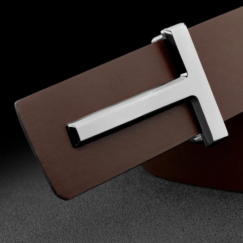 Mens Belt High Quality Belts Men Fashion Letter Leather Belt Jeans Cowskin Waist Strap 37cm 260126