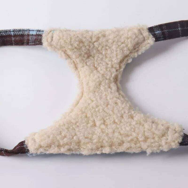 New Leash Lamb Wool Small Medium Dogs Vest Style Cat Dog Harness Adjustable Corduroy Pet Supplies Accessories