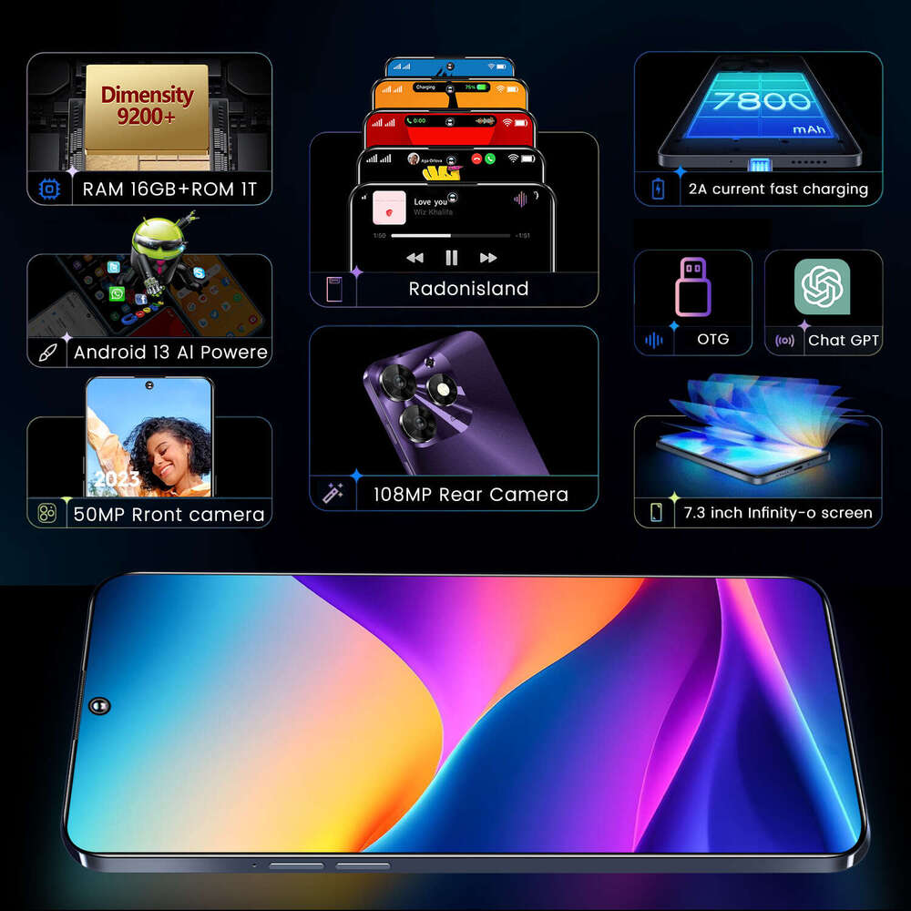 Famous Brand Spark Pro Cross Border New Smartphone Inch Foreign Trade Android T All In One Hot Model CKS