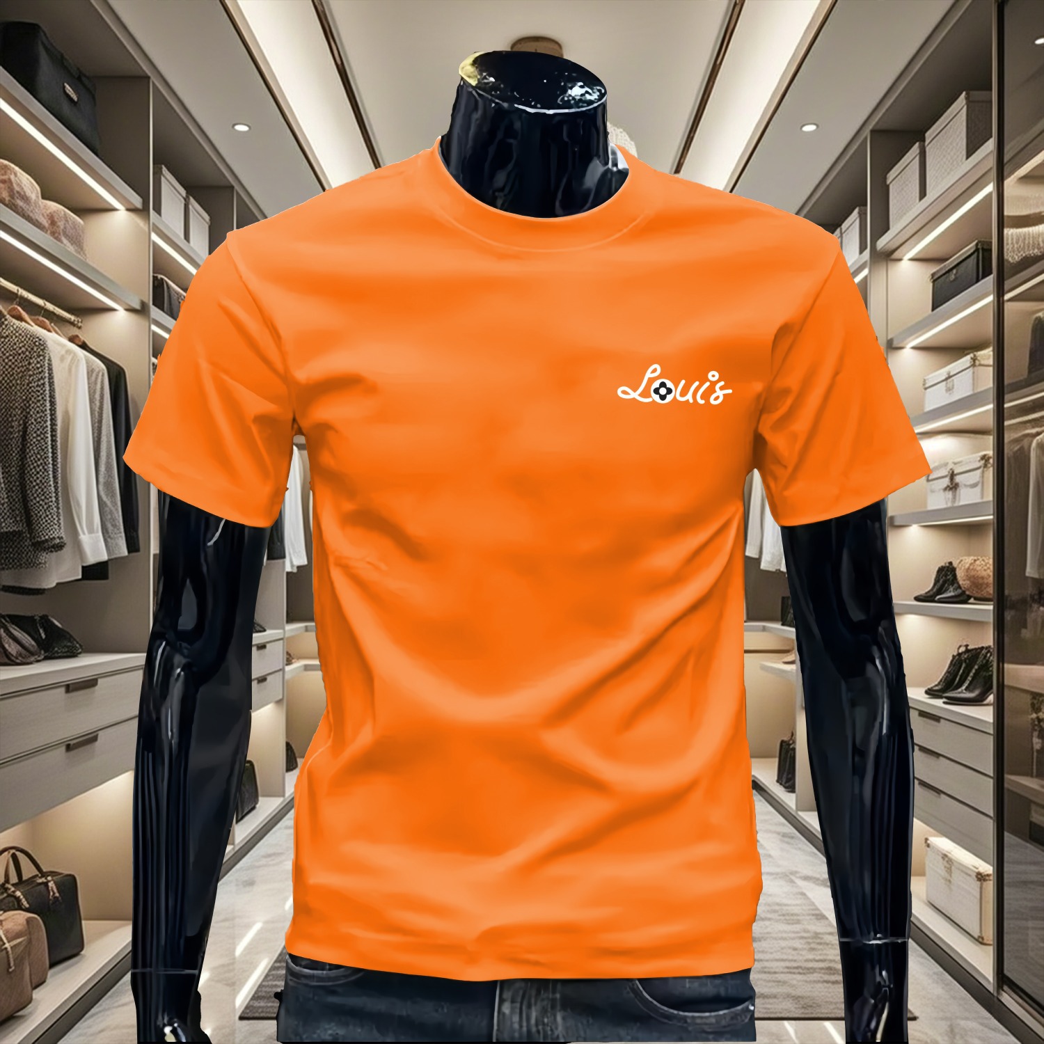Free shipping 2026 Summer New Men's Fashion Letter Embroidered Designer Short Sleeve Trendy Casual Printing Loose T-shirt