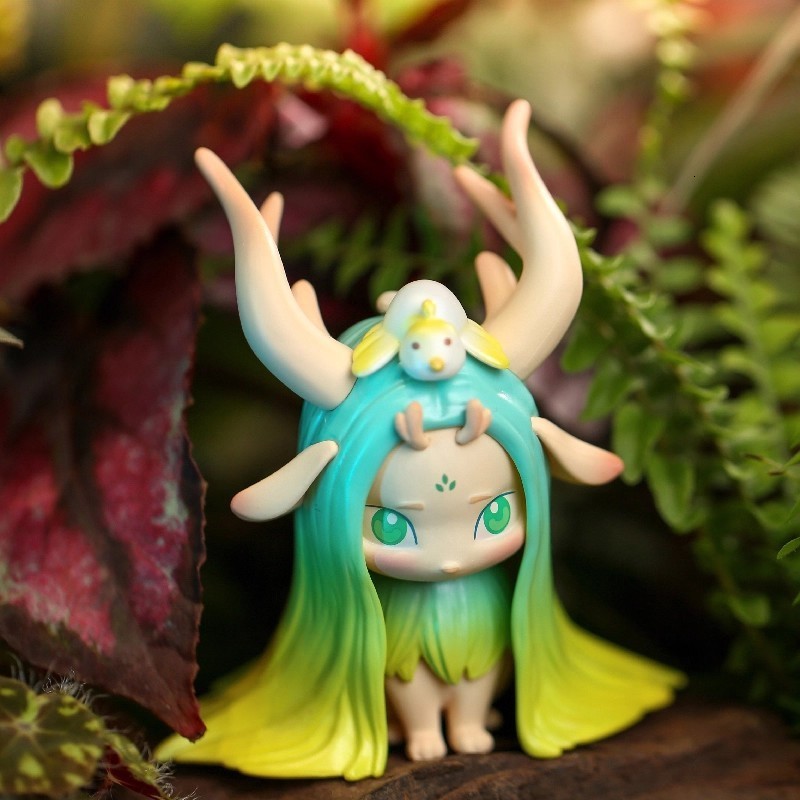 FuZoo Wonderland Elk Forest Spirit Series Trendy Toy Figurine Cute Doll Blind Box 211108