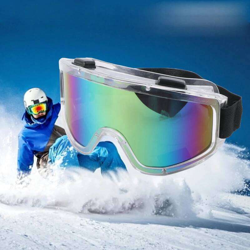 Winter Windproof Glasses Men Women Transparent Lenses Motorcycle Goggles For Dirt Bike Ski Snowmobile Snowboard Z260225