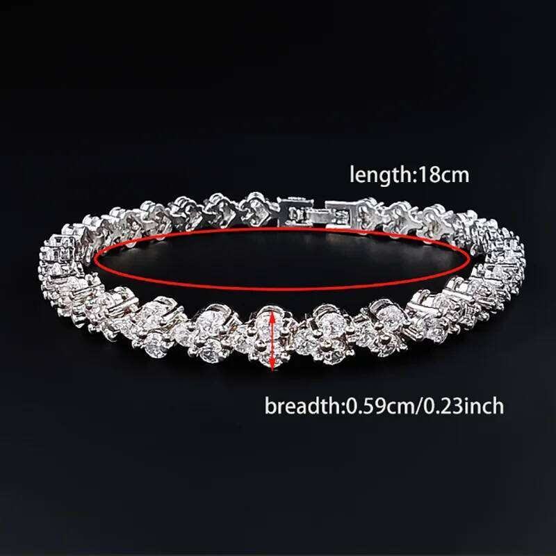 Luxury Roma 18cm Rose Gold Silver Color Bracelet Bangle for Women Wedding Gift Jewelry Wholesale on Hand Love S5457 Z260225