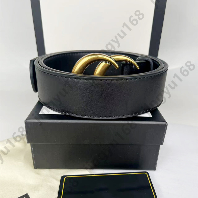 Fashion Men Designers Belts Womens Mens Casual Belts for Men Designer Letter Smooth Buckle Belt Width 2.0cm 2.8cm 3.4cm 3.8cm