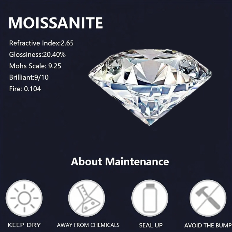 MT Moissanite Ring for Women 925 Sterling Silver Hypoallergenic D VVS1 Color Moissanite Engagement Wedding Ring wholesale
