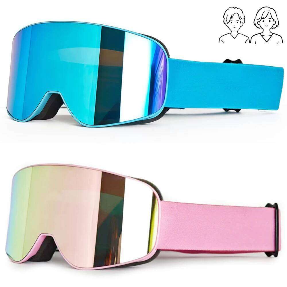 Men Woman Ski Goggles Windproof DustProof High-Definition Lens SandProof Breathable for Winter Skiing Snowmobile Glasses Z260225
