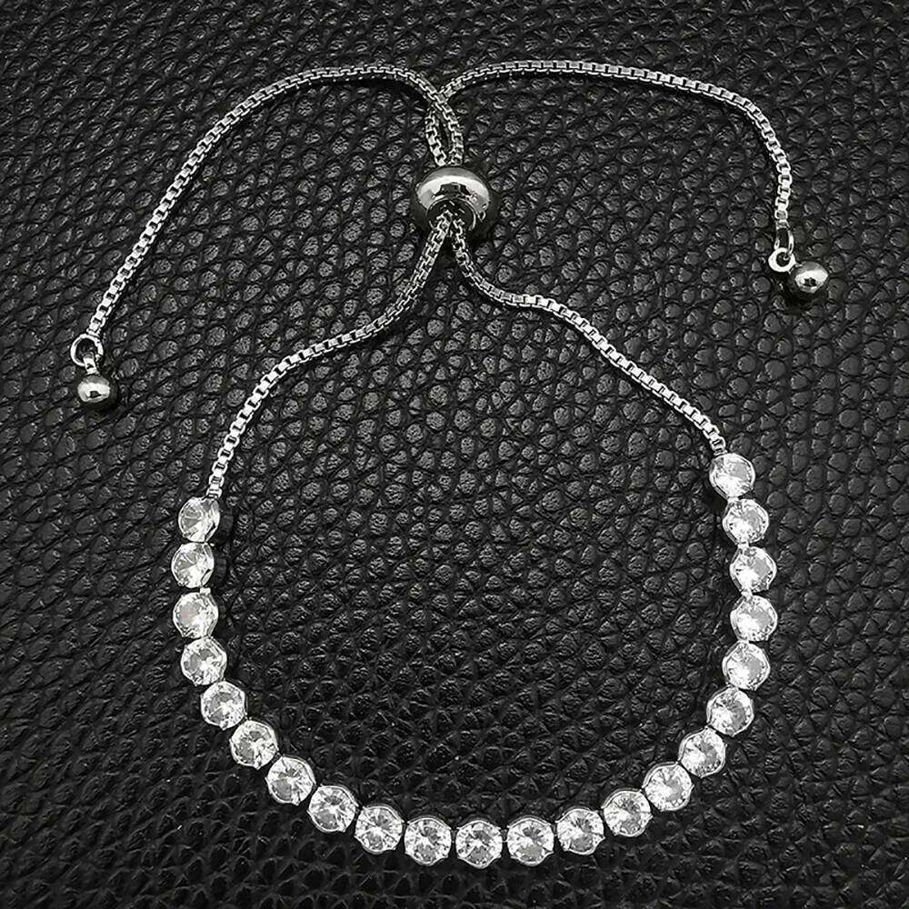 2024 New Trendy Round Adjustable Bracelet Bangle For Women Anniversary Gift Jewelry Bulk Sell Valentine's Day S5772 Z260225