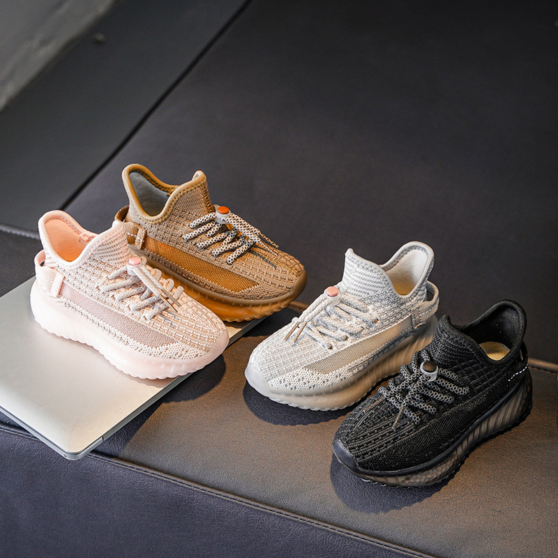 Hot free shipping designer shoes for kids running shoes black pink grey brown Fashionable and versatile outdoor sneakes sport shoes