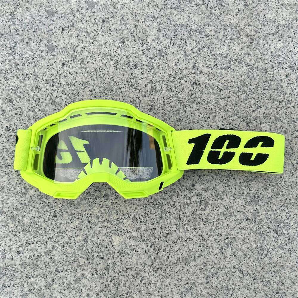 New 100 Motorcycle Glasses Motocross Safety HD Lenses Dirt Bike ATV Ski mtb Goggles MOTO Outdoor Cycling Sunglasses Z260225