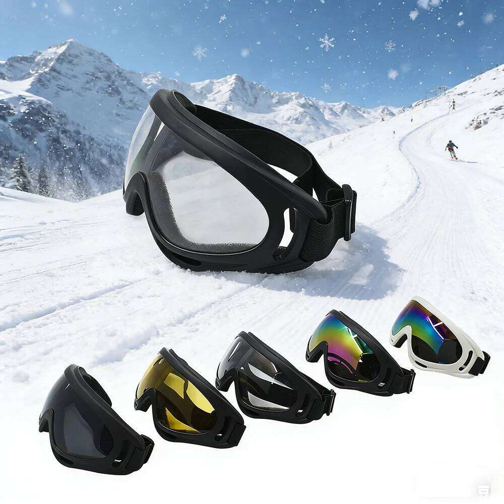 Colored Ski Windproof and Impact-resistant Work Safety Stylish Goggles Outdoor Sports Protective Glasses Z260225