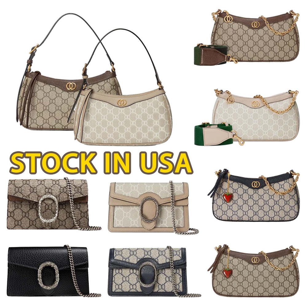 Quality Designer bag Shoulder bag HOBO Chain Style Flap Luxury Handbags Women's Fashion Checked Thread Purse Double Letters Solid Hasp Waist Square Stripes bag