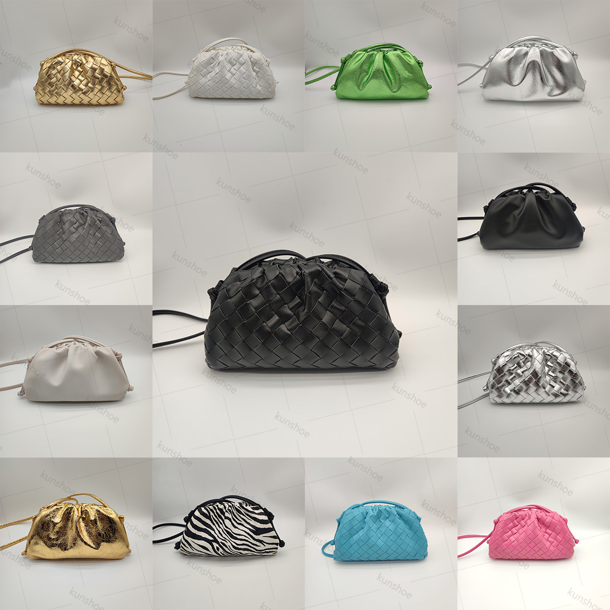 designer evening bags fashion women cloud bag handbag luxury knitted leather mini bag strap shoulder bag crossbody bag