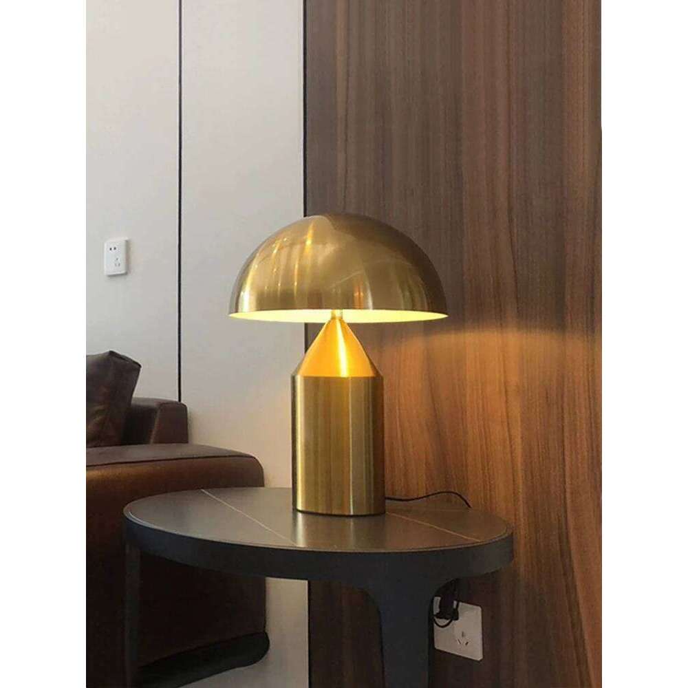 Oluce Atollo Creative mushroom Table Lamp for Bedroom Study Living Room Decoration Desk lamp Luminaires H260225