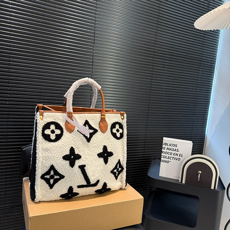 Designer Bag Pillow Bag Cylindrical Short Handle Classic Shoulder Bag Coated Canvas Floral Crossbody Purse Luxury Tote Women Versatile Handbag Daily Outfit