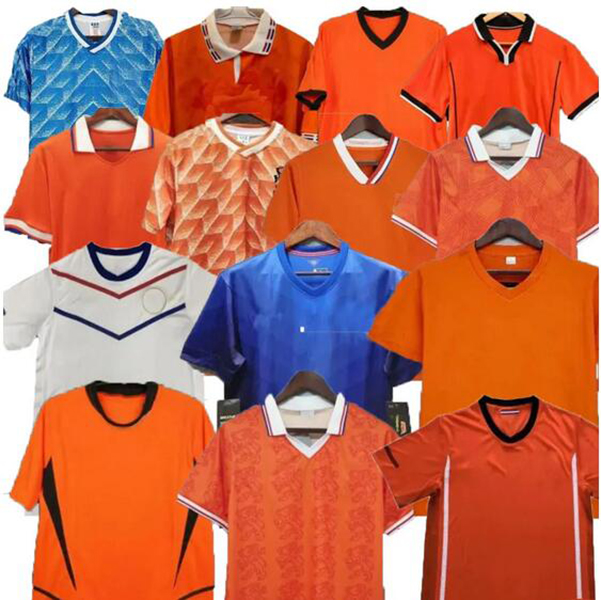 Retro Holland 1988 Soccer Jerseys 88 Van Basten 1997 1998 1994 BERGKAMP 96 97 98 14 Gullit Rijkaard DAVIDS 2000 2008 high quality classic football shirts