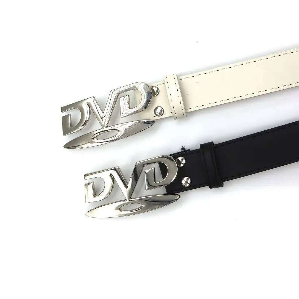 Nostalgic English Buckle Versatile Fashion Design Sturdy Women's DVD Casual Sense Niche Belt Jeans Decoration Y260225