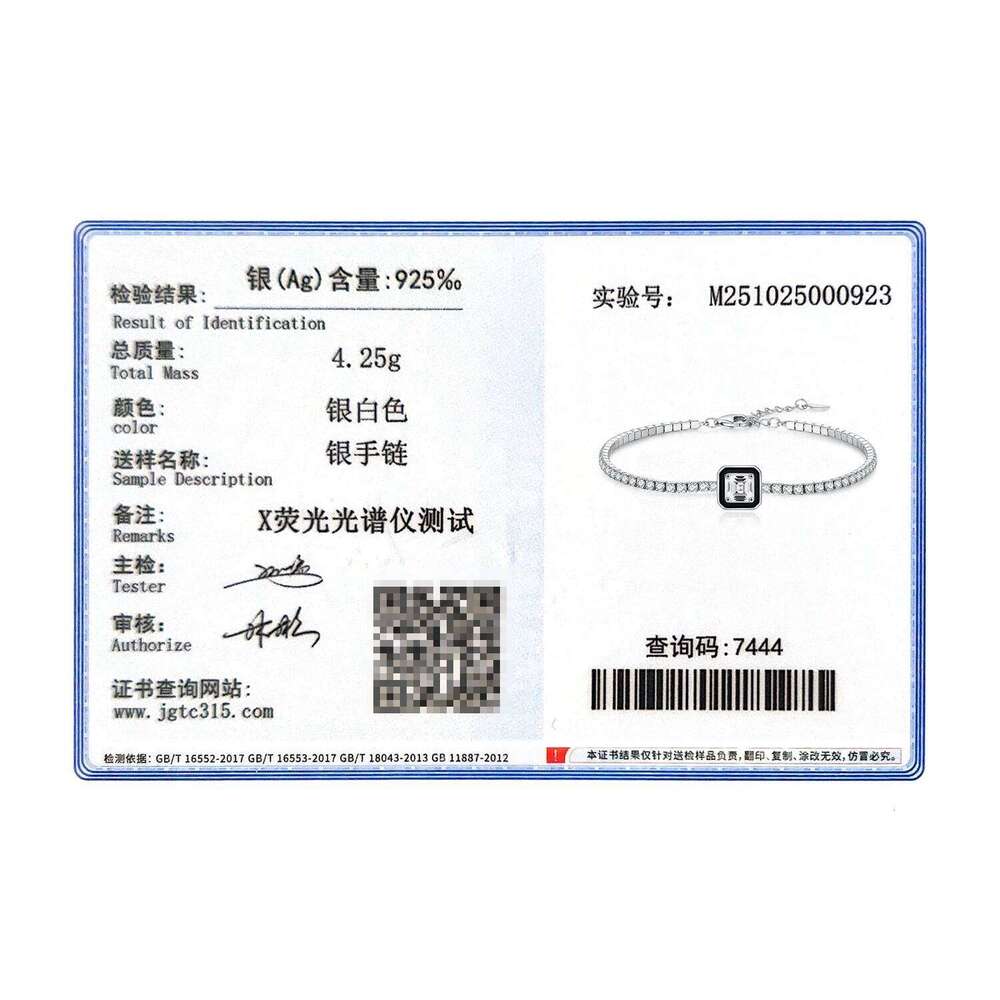 MODIAN Black Enamel 925 Sterling Silver Simple Square Zirconia Bracelet Fashion Tennis Bracelets For Women Fine Jewelry Z260225