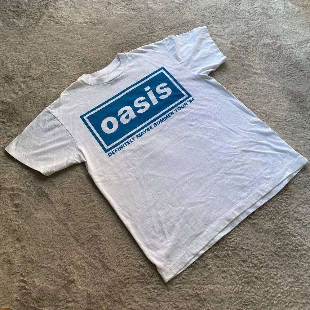 O-Oasis Rock Band T-Shirts for Men Women British Music Albums Vintage Tees Crew Neck Short Sleeve T Shirt Clothing Tops C260226