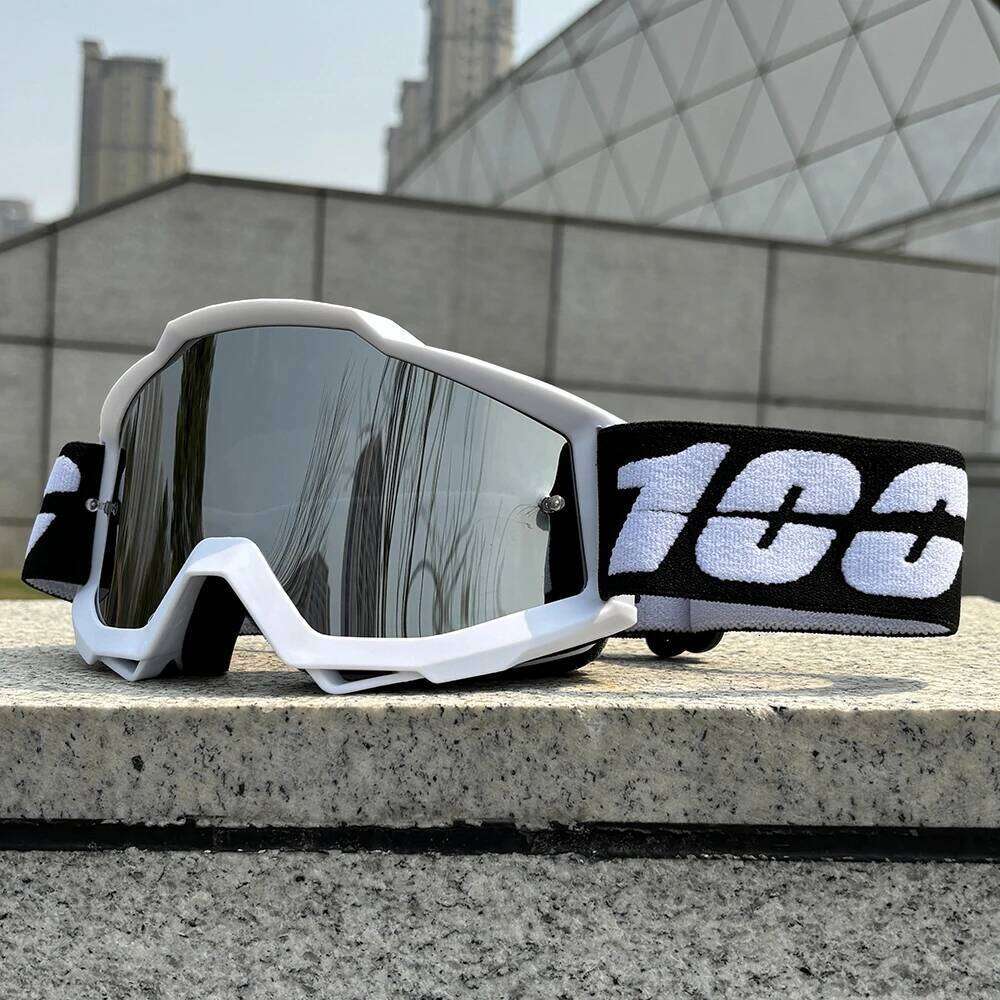 100 Motorcycle Goggles & Dustproof Racing Glasses Windproof for Men Motocross, Cycling, Skiing Outdoor Off-Road Bike Goggle Z260225