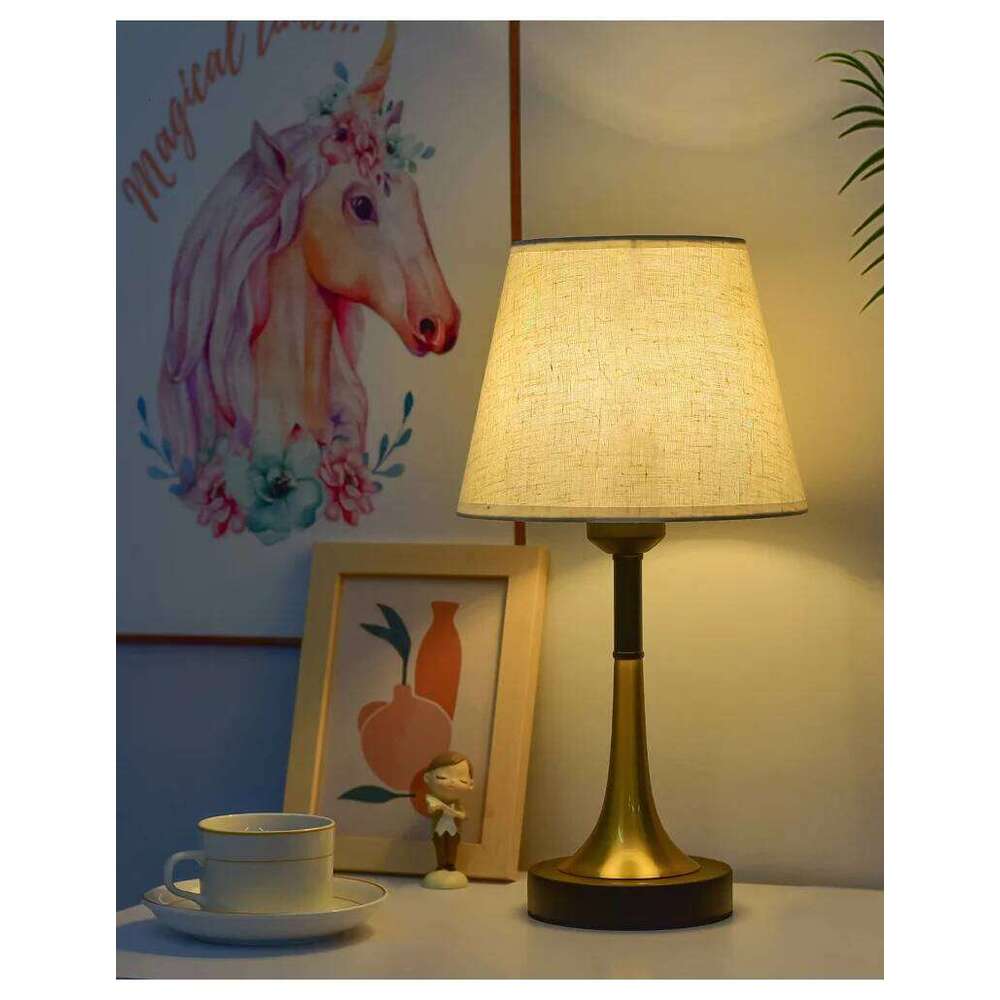 European Retro Premium Bedroom Bedside Dormitory Study Light Luxury American Desk Lamp Nordic Creativity H260225