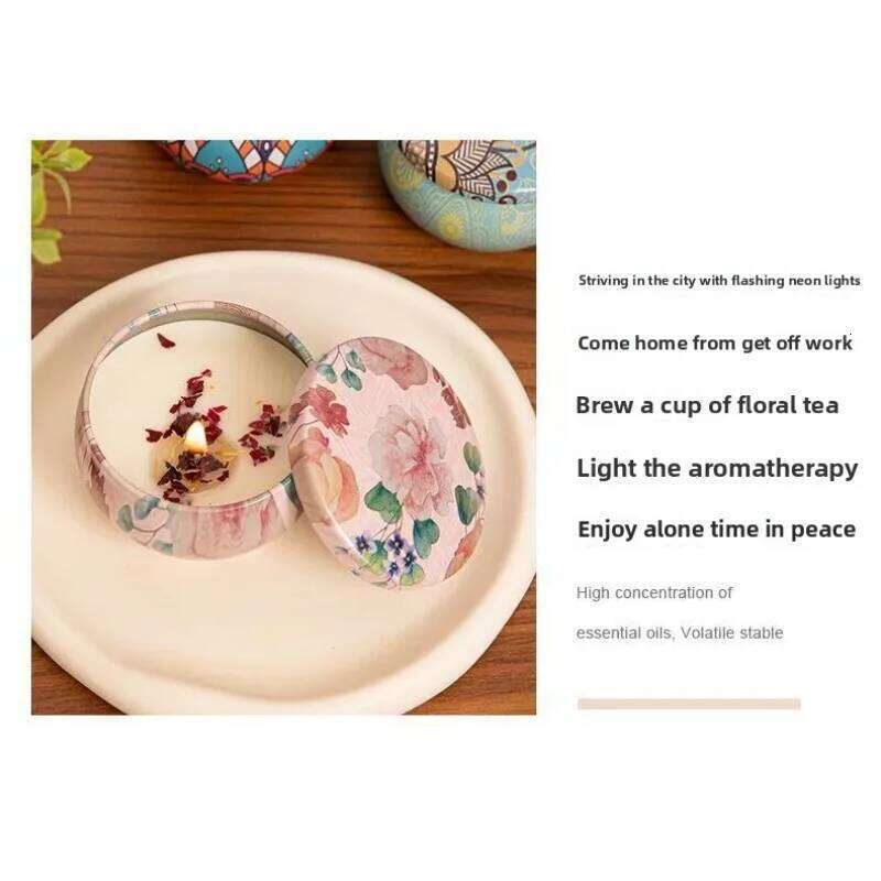 Scented candles household bedroom incense to help sleep soybean candle fragrance ornament wedding gift W260226