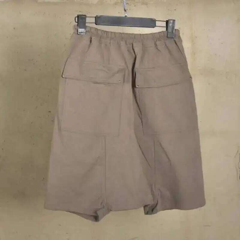 HKSH Summer New Men's Tide European American Style High Street Chic Capris Shorts Fashion Dark Trend Half Lengh Pants Ins HK5815 H260226