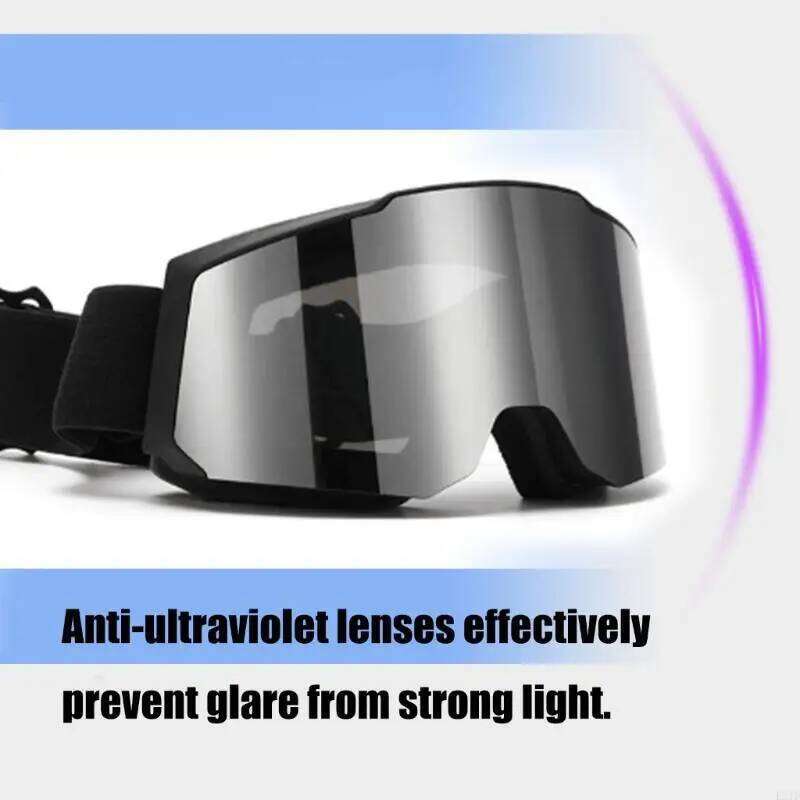 Unisex Ski Goggle With Wide Angles Impact Resistant PC Lens Z260225