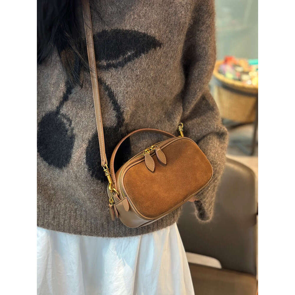 Luxury Shoulder Bags Totes Genuine Leather Small Handbag Autumn Winter New Crossbody Fashionable Cowhide Versatile Retro Women S Bag SENYY